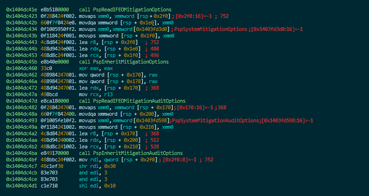 Psp Allocate Process