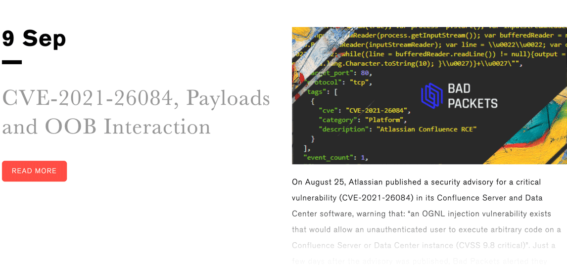 CVE-2021-26084, Payloads and OOB Interaction