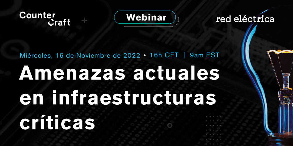 {Webinar} Amenazas actuales en infraestructuras críticas, con Red Eléctrica