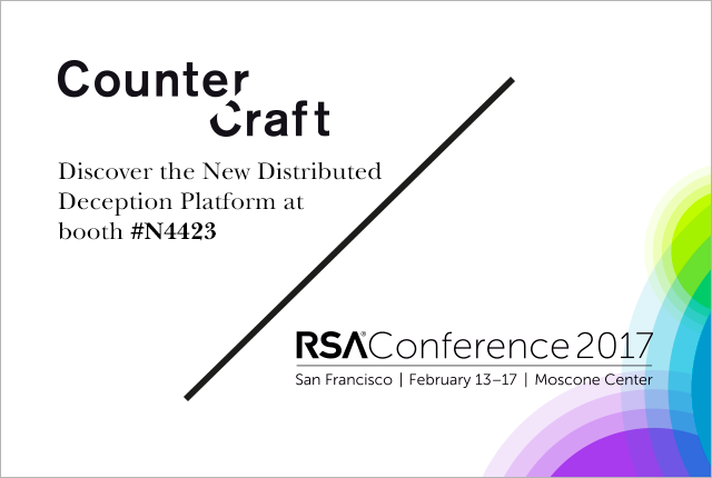 CounterCraft to exhibit at RSA Conference 2017! #N4423