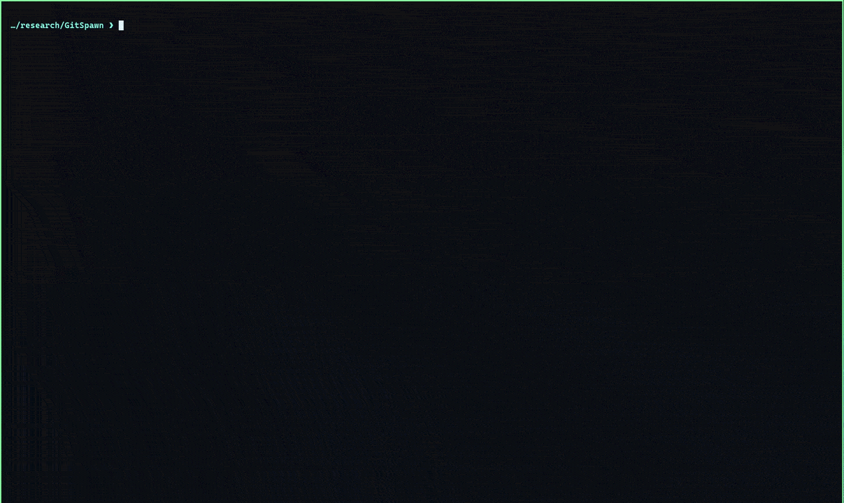GitSpawn demo