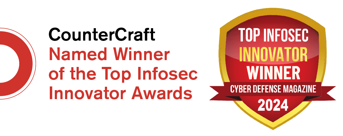 CounterCraft Named Winner of the Top Infosec Innovator Awards